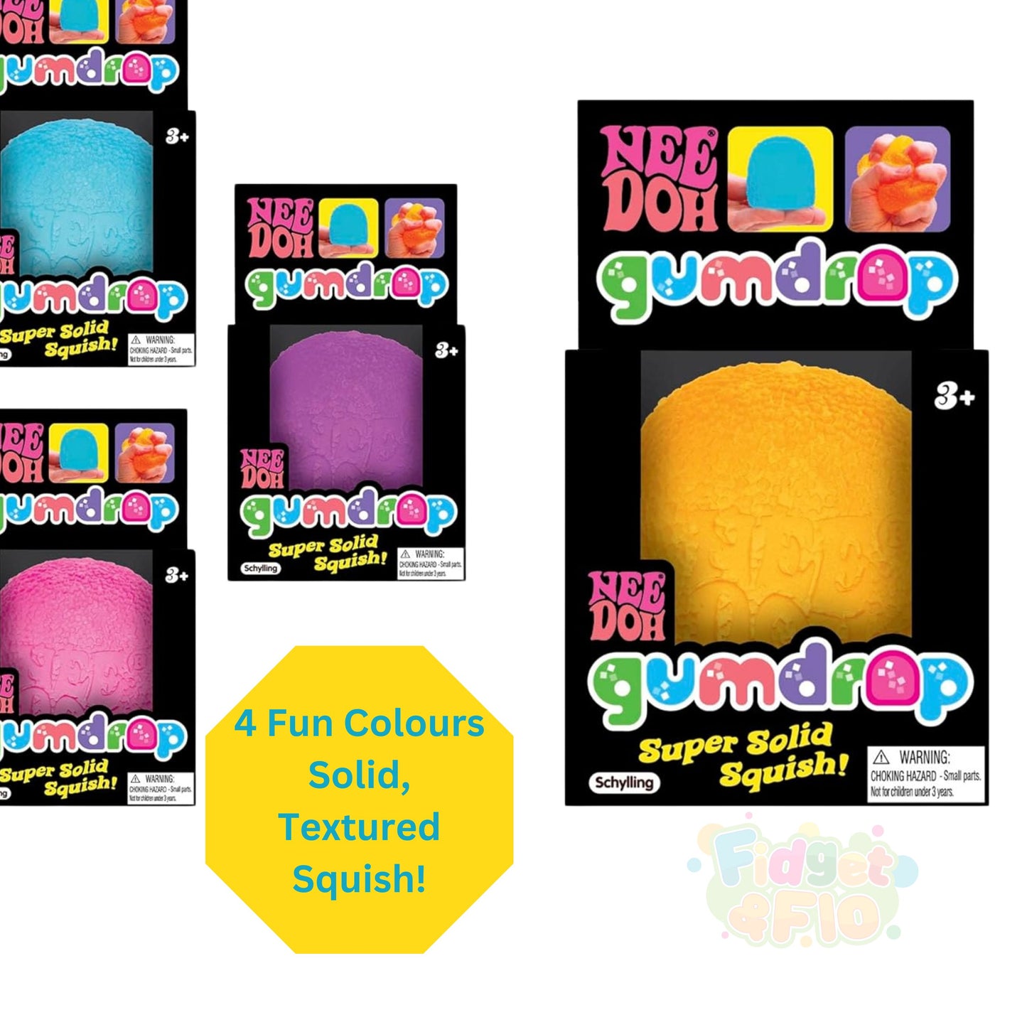 NeeDoh Gum Drop Squish Stress Relief Toys